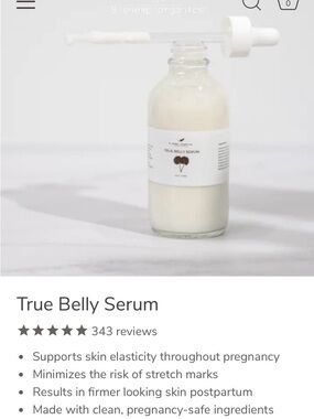 True Belly Serum - Pregnancy Skin Serum